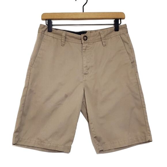 Volcom | Tan Khaki Chino Shorts 9" Inseam - Picture 1 of 8